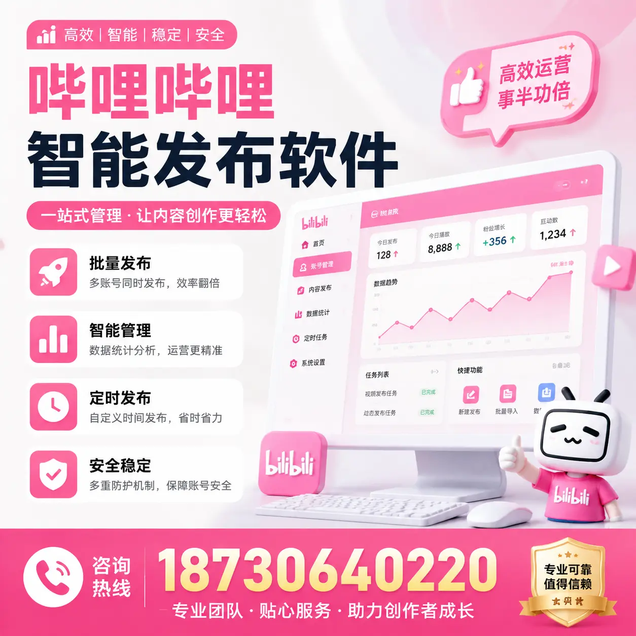 如何评估哔哩哔哩智能发布软件的ROI?马鞍山 企业必读